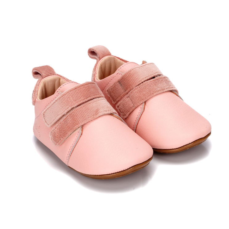 Soft Sole Sneakers - ZAYN - Pale Pink and Pink Velvet