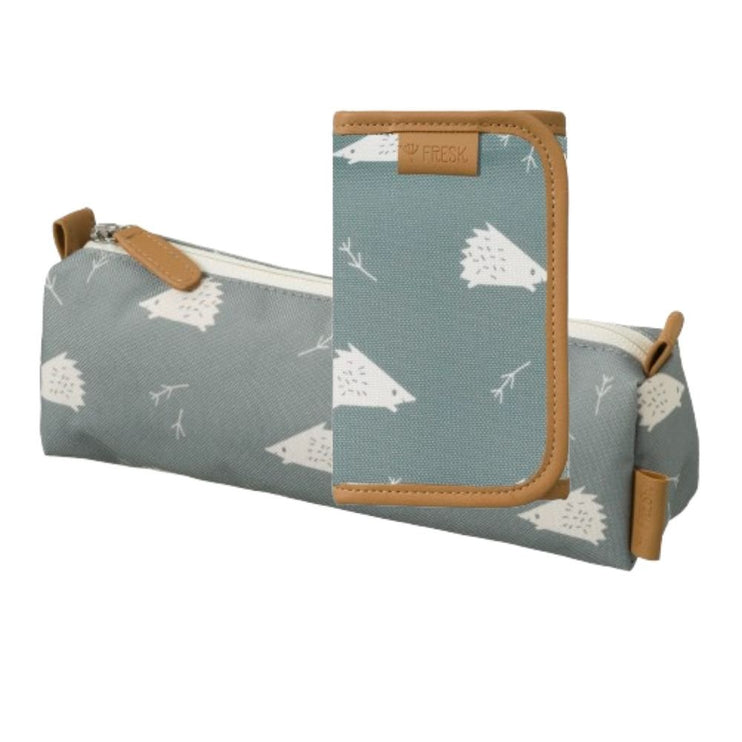 Pencil Case and Wallet with Hedgehog design