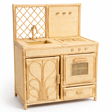 Rattan Play Kitchen
