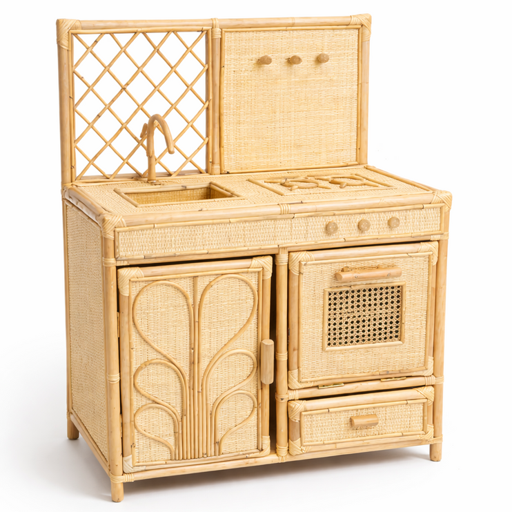Rattan Play Kitchen