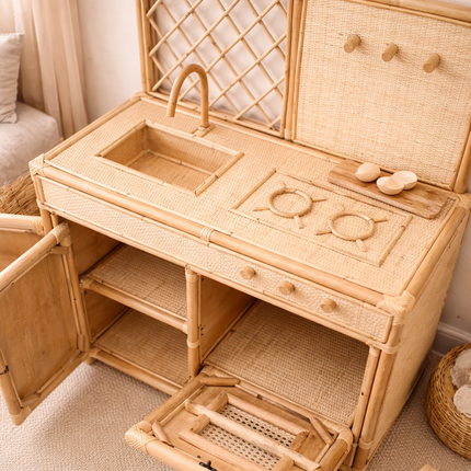 Rattan Play Kitchen