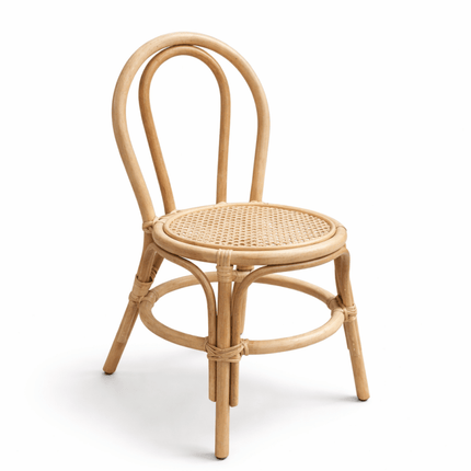 Minimalist Kids Rattan Chair