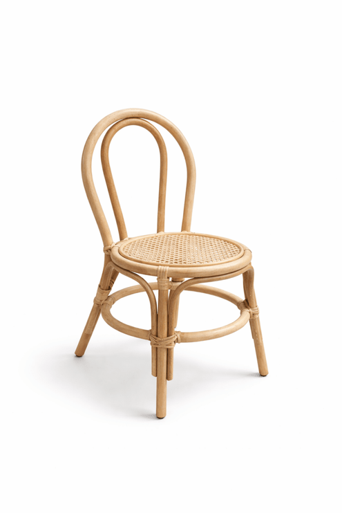 Minimalist Kids Rattan Chair