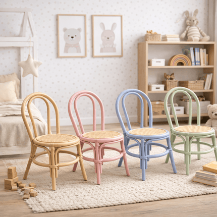 Minimalist Kids Rattan Chair