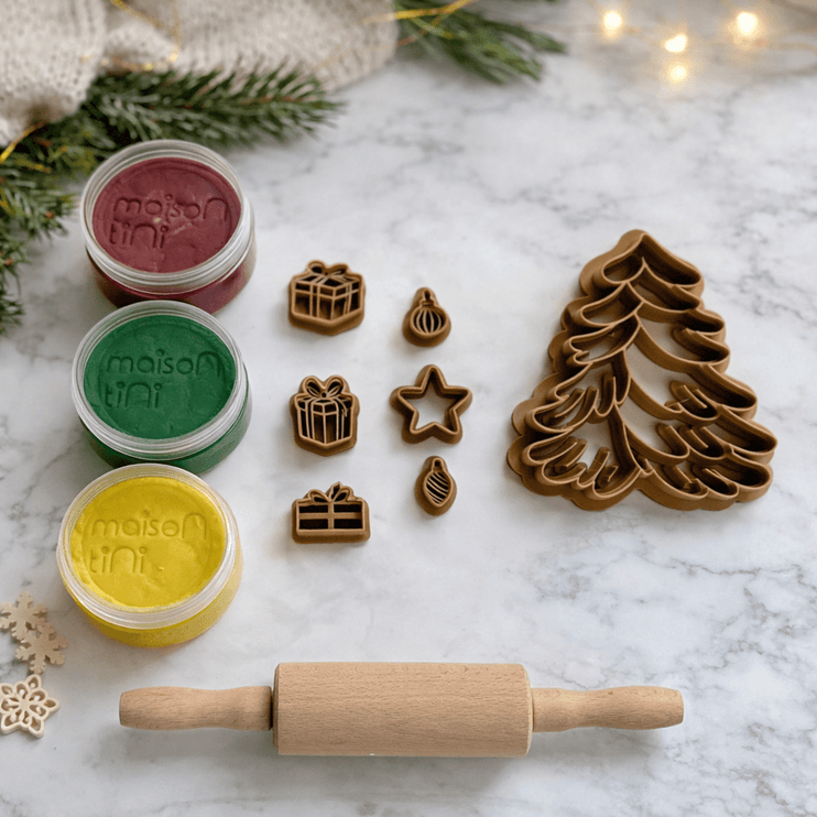 Christmas Tree Playdough Set