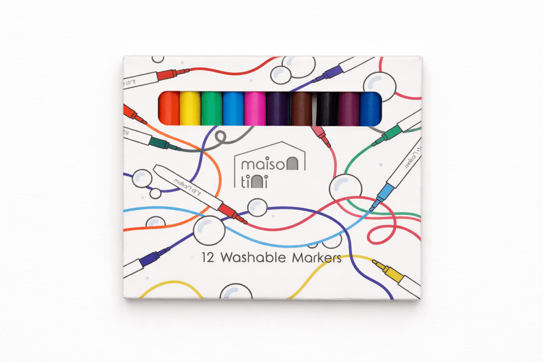 Placemat Replacement Washable Markers Set - 12 markers