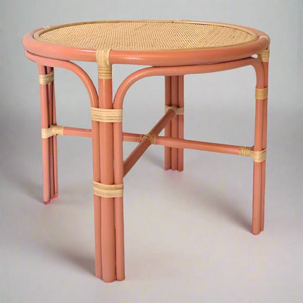 Colored Rattan Kids Table
