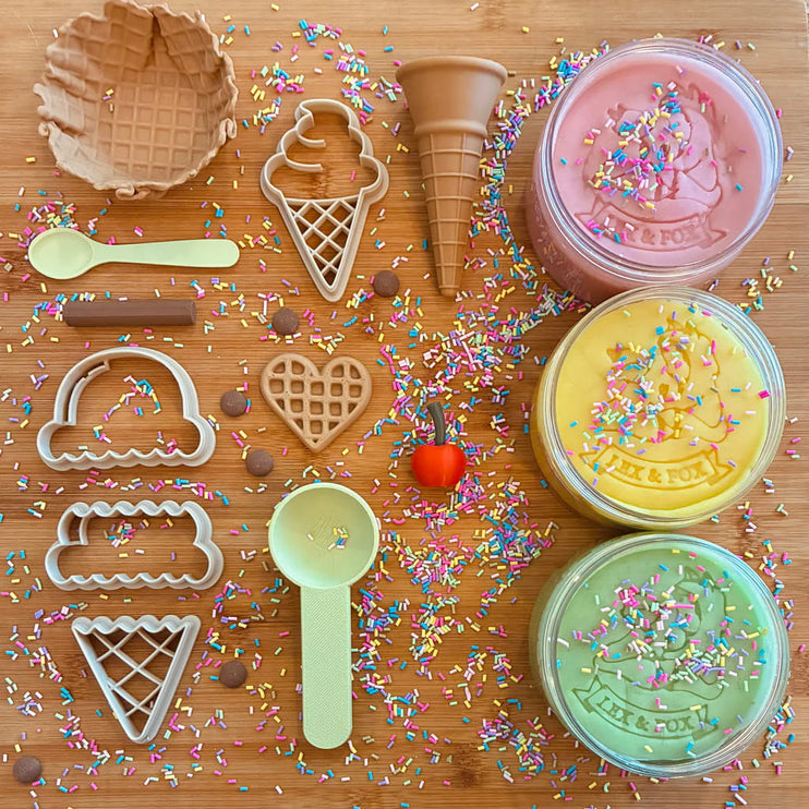 ice cream playdough set