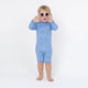 Baby Swimsuit - Blue Garden