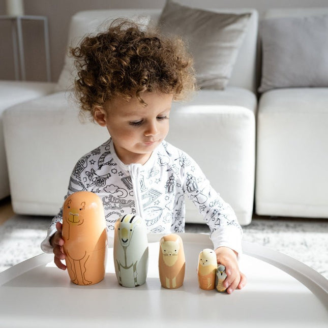 uae animals nesting dolls