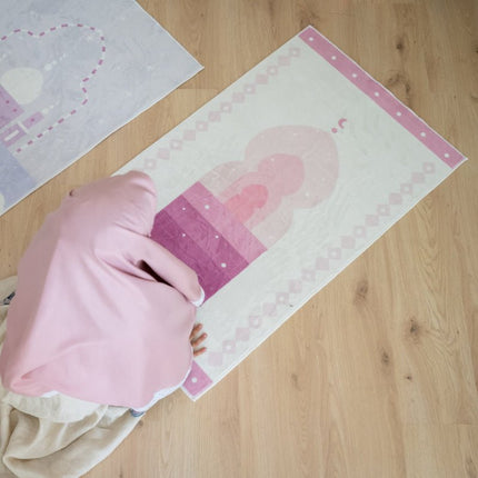 pink girls prayer mat