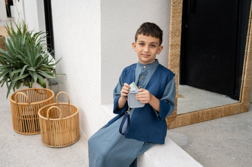 eidiyeh pouch blue