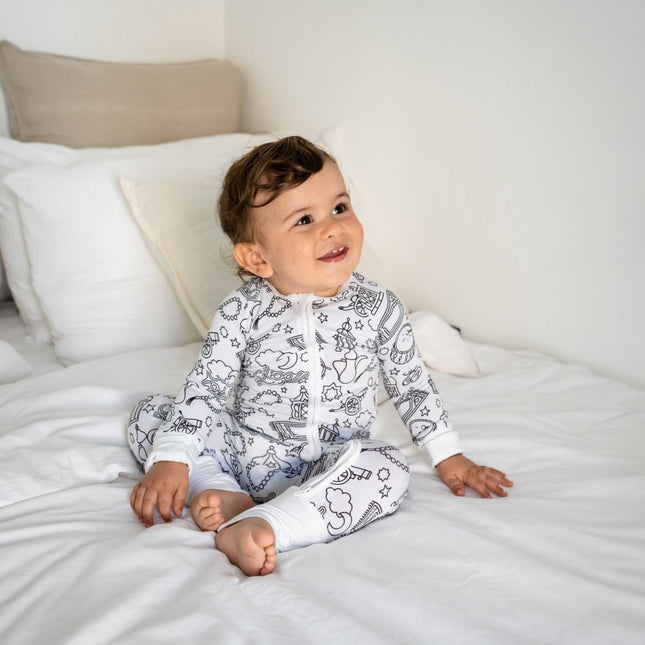 ramadan romper babies washable coloring 