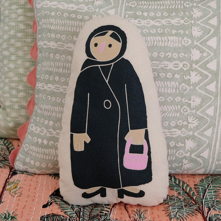 Character Cushion - Khaleeji Abaya Lady