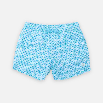men shorts with diamond green prints