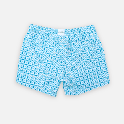 back look of men shorts diamond green