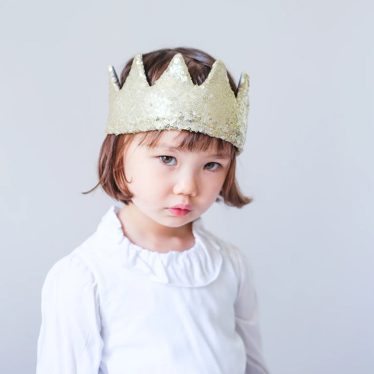 Gold Sequin Crown by mimi and lula from Maison Tini