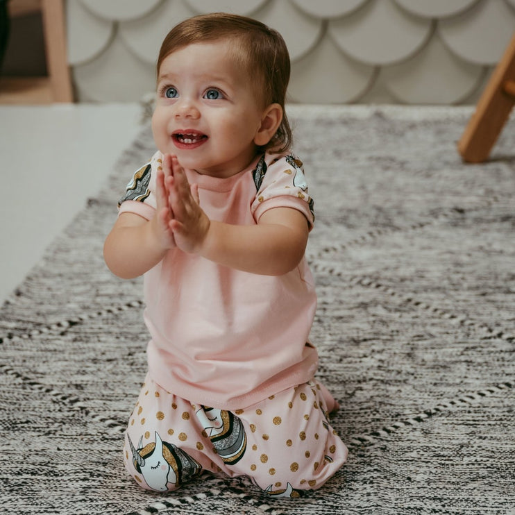 Unicorn Pink Pants & T-Shirt