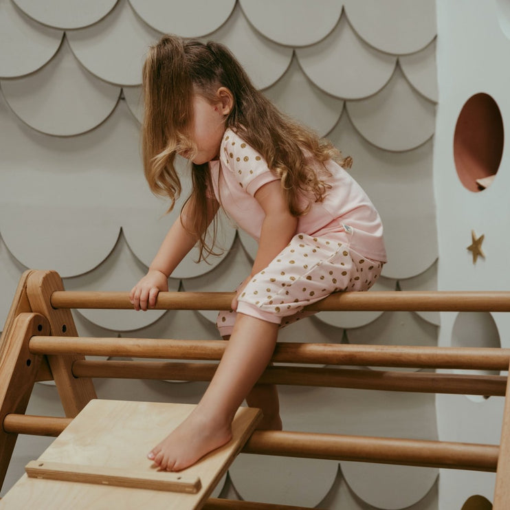 Dots Pink Shorts & T-Shirt