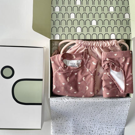 "Seahorse Girl" - Swim box