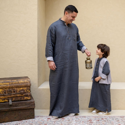 matching men and boy thobes