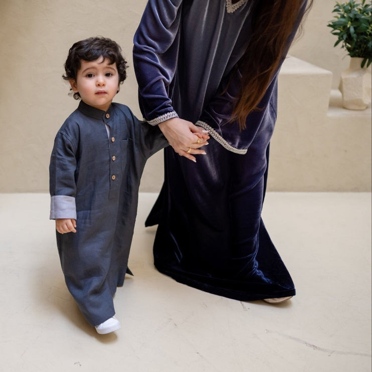 grey thobe for ramadan