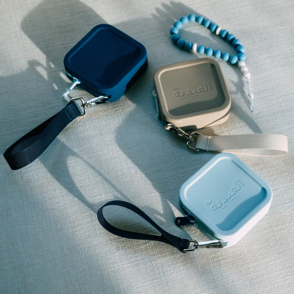 Eidiyeh Pouch - Navy/Light Blue