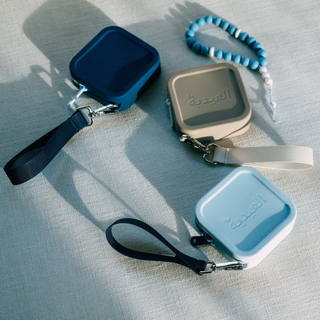 Eidiyeh Pouch - Navy/Light Blue