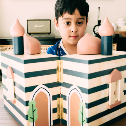 masjid playhouse wooden ramadan toys kids