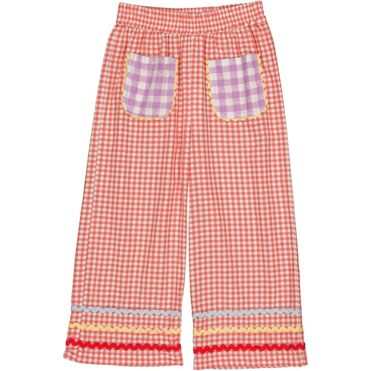 Emberglow pants with decorative trim 