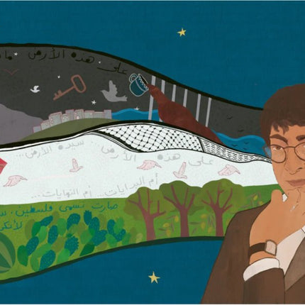 Noor's Heroes: Mahmoud Darwish - Arabic book illustration