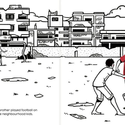 Nour's Heroes: Mohamed Salah - English book illustration 