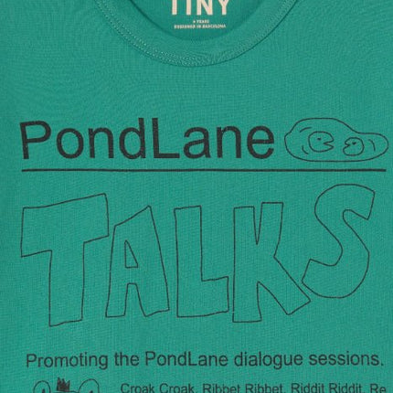 Dark emerald sweatshirt with pondlane print