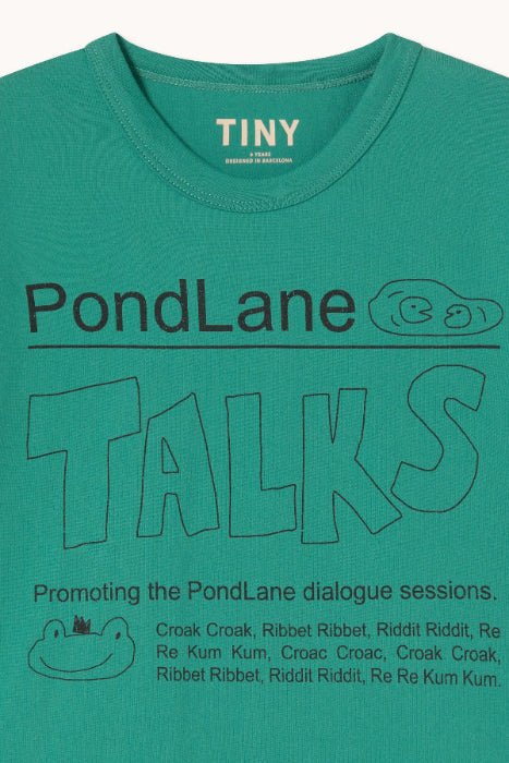 Dark emerald sweatshirt with pondlane print