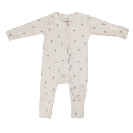 Date Palm Ribbed Sleepsuit
