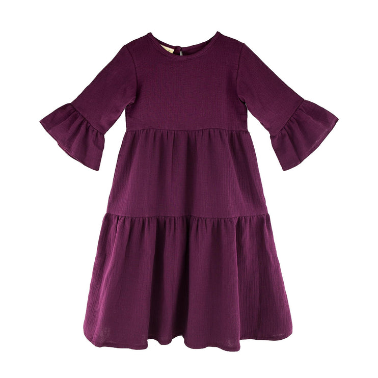 burgundy summer dress