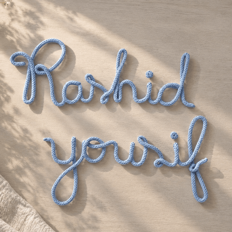 Personalized wire words