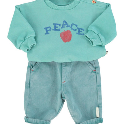 torquoise sweatshirt 