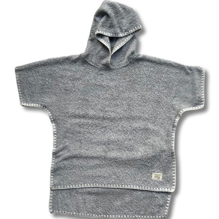 grey poncho towel