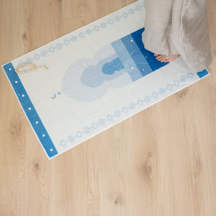 blue prayer mat for kids
