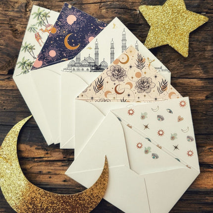 Ramadan cards with envelopes