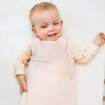 Baby in Pale Pink Sleep Bag