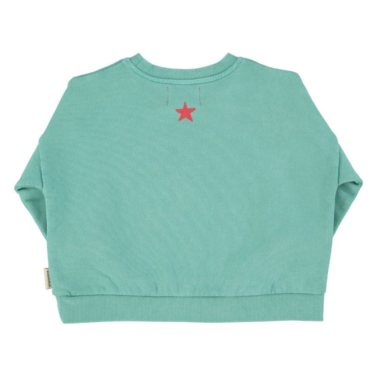 turquoise sweatshirt 