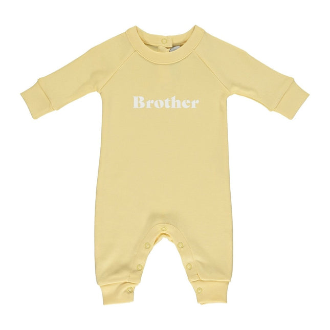 yellow onesie brother bob & blossom 