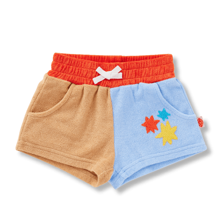 children's shorts with different color  with stars design