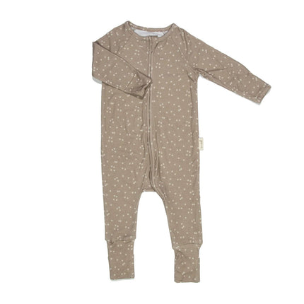 Sleepsuit - Taupe Daisies