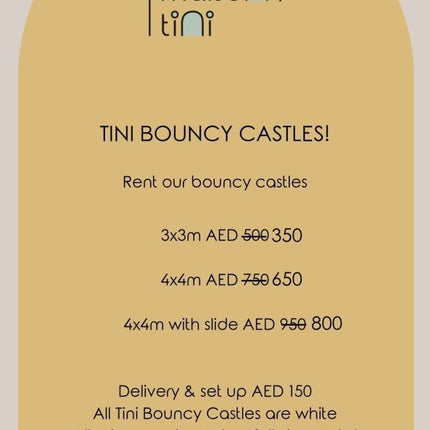 Tini Bouncy Castle Rental