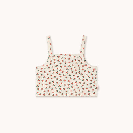 Floral-patterned crop top