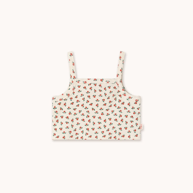 Floral-patterned crop top