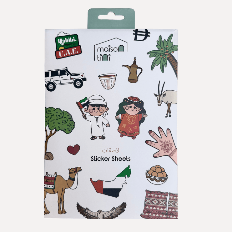 uae sticker set for children